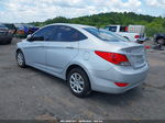 2013 Hyundai Accent Gls Silver vin: KMHCT4AE0DU445158