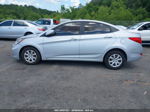 2013 Hyundai Accent Gls Silver vin: KMHCT4AE0DU445158