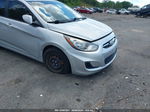 2013 Hyundai Accent Gls Silver vin: KMHCT4AE0DU445158