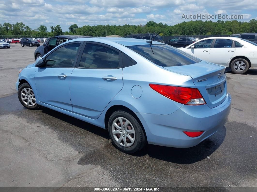 2013 Hyundai Accent Gls Blue vin: KMHCT4AE0DU497549