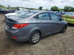 2013 Hyundai Accent Gls Gray vin: KMHCT4AE0DU504015