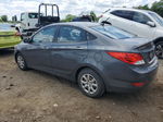 2013 Hyundai Accent Gls Gray vin: KMHCT4AE0DU504015