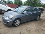 2013 Hyundai Accent Gls Gray vin: KMHCT4AE0DU504015