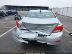 2013 Hyundai Accent Gls Silver vin: KMHCT4AE0DU551612