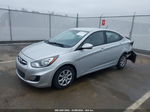 2013 Hyundai Accent Gls Silver vin: KMHCT4AE0DU551612