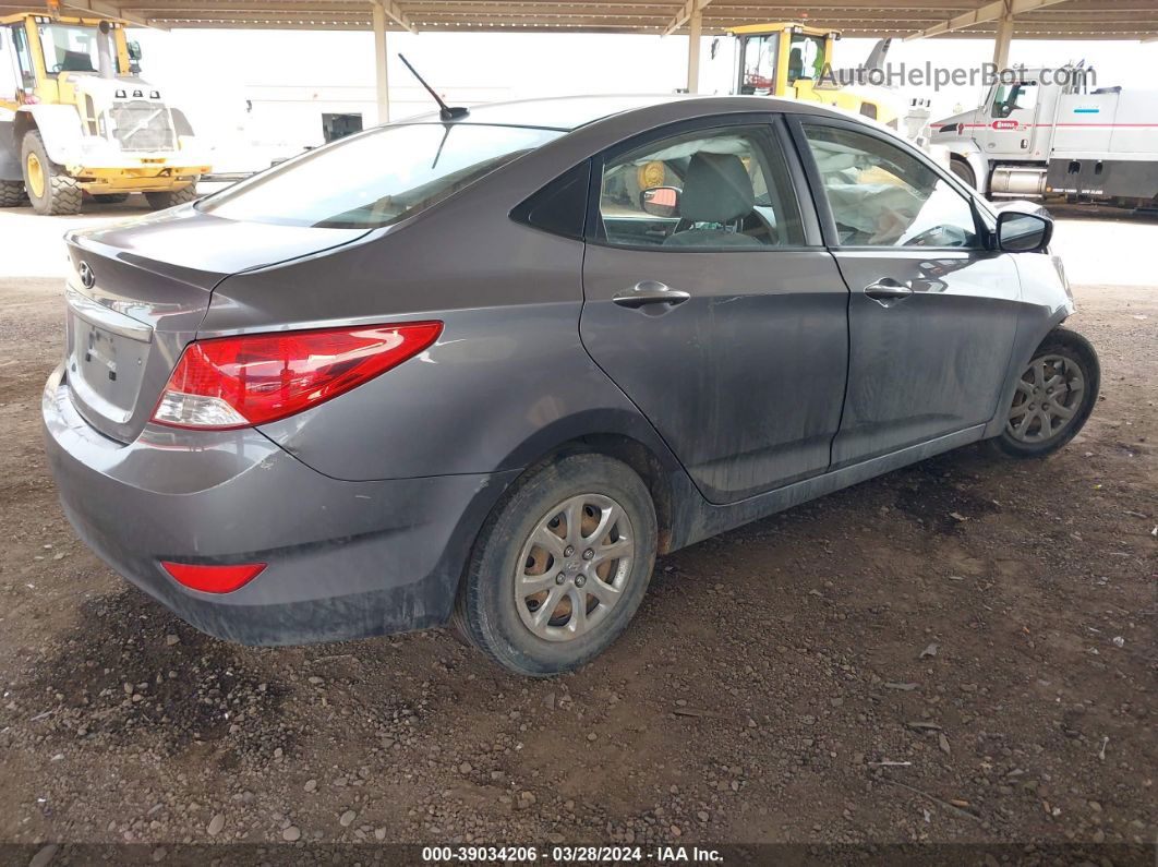 2014 Hyundai Accent Gls Silver vin: KMHCT4AE0EU618923