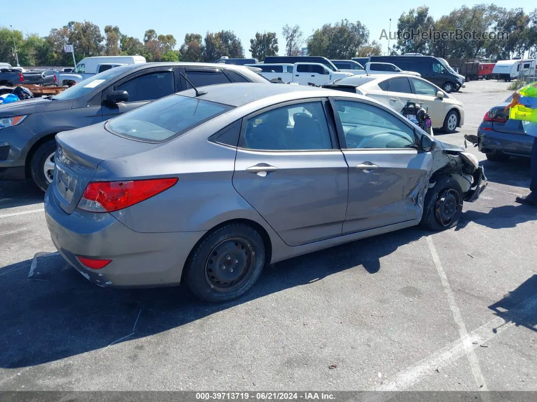 2014 Hyundai Accent Gls Silver vin: KMHCT4AE0EU645085