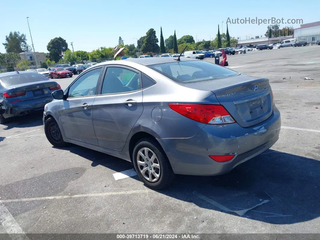 2014 Hyundai Accent Gls Silver vin: KMHCT4AE0EU645085