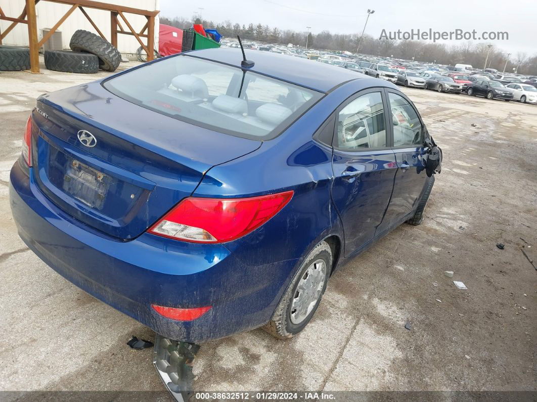 2015 Hyundai Accent Gls Blue vin: KMHCT4AE0FU794615