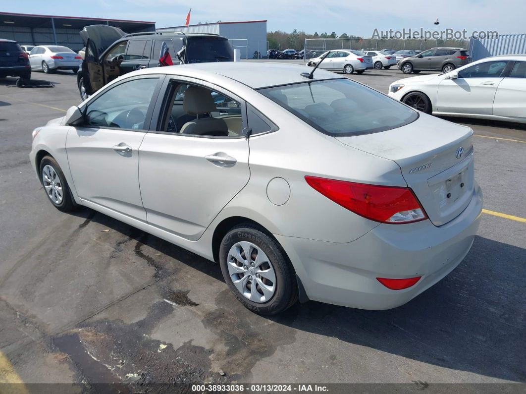 2015 Hyundai Accent Gls Cream vin: KMHCT4AE0FU824440