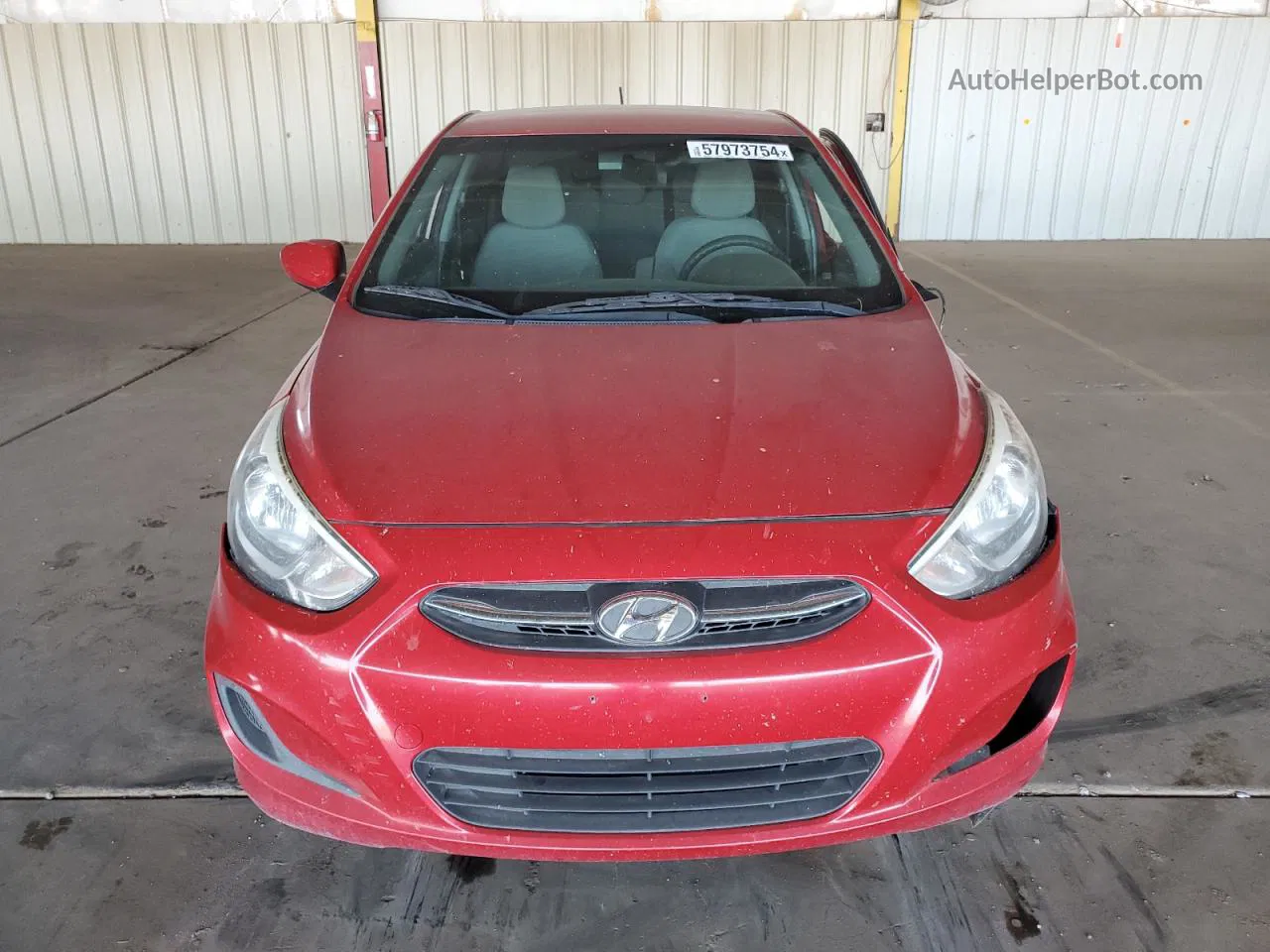 2015 Hyundai Accent Gls Red vin: KMHCT4AE0FU884430