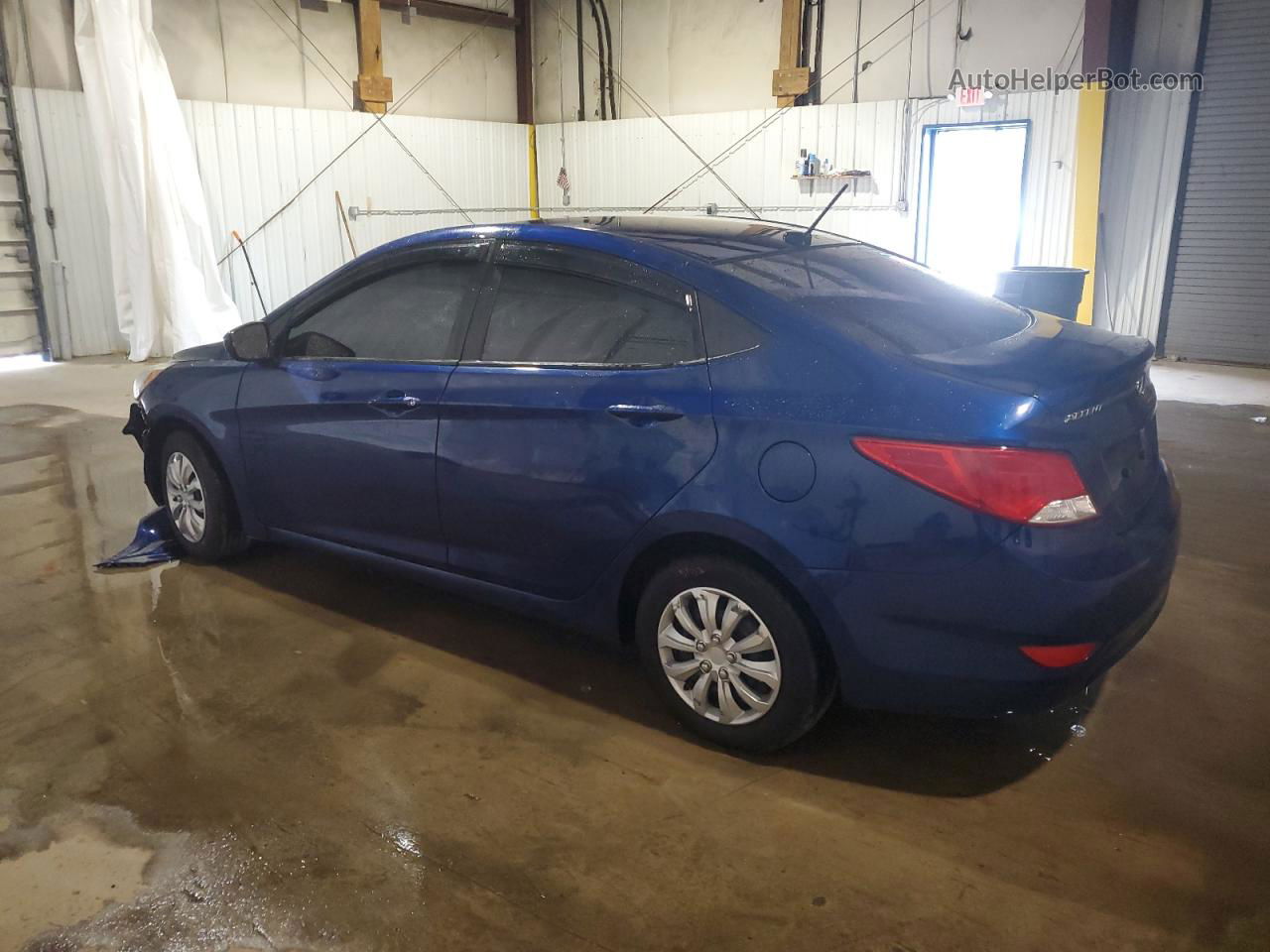 2015 Hyundai Accent Gls Blue vin: KMHCT4AE0FU904255