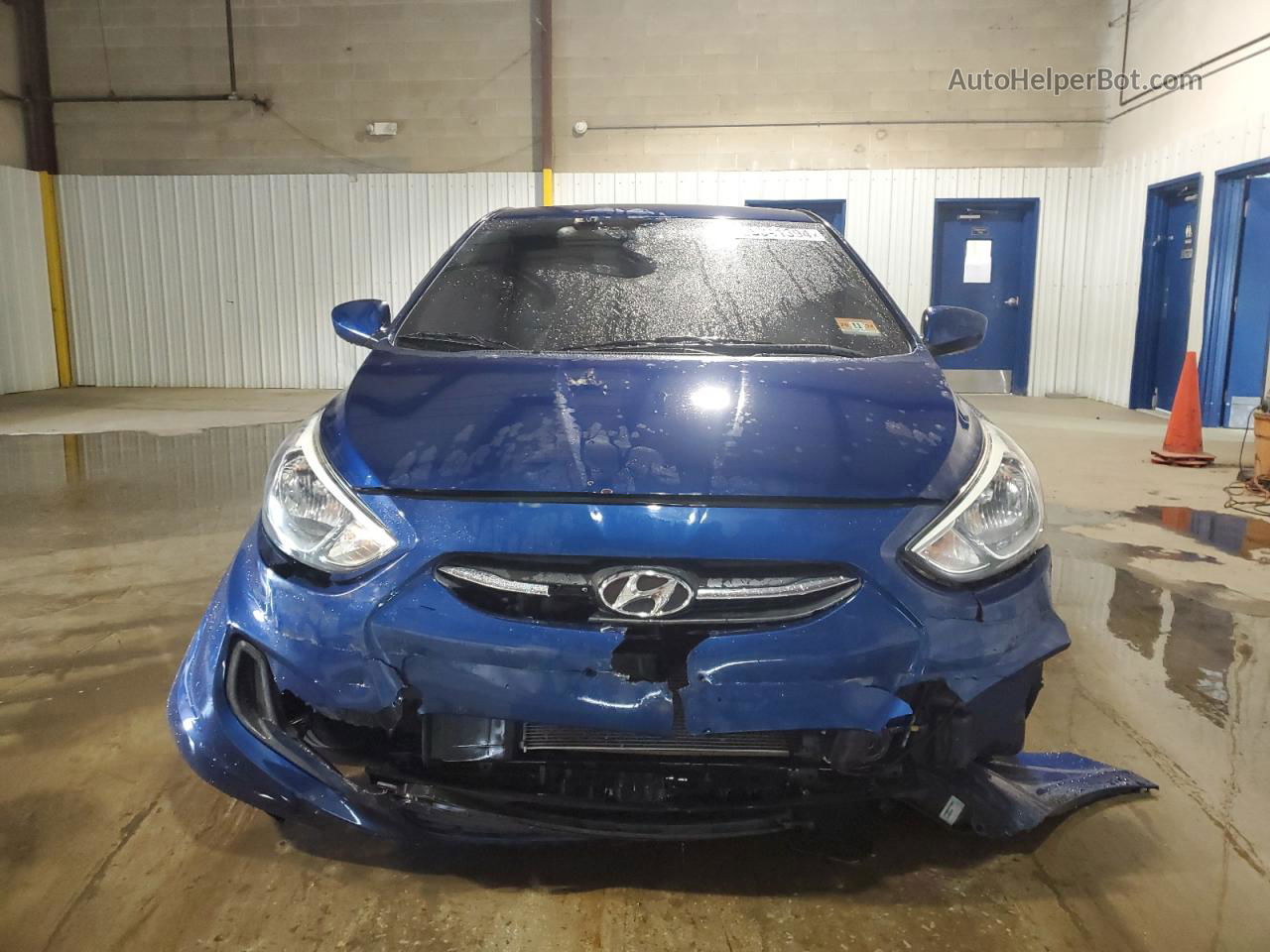 2015 Hyundai Accent Gls Blue vin: KMHCT4AE0FU904255