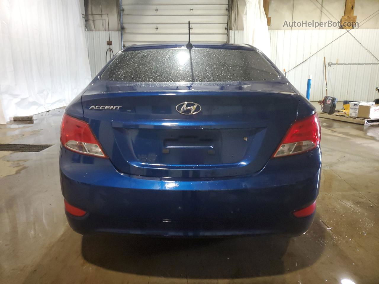 2015 Hyundai Accent Gls Blue vin: KMHCT4AE0FU904255