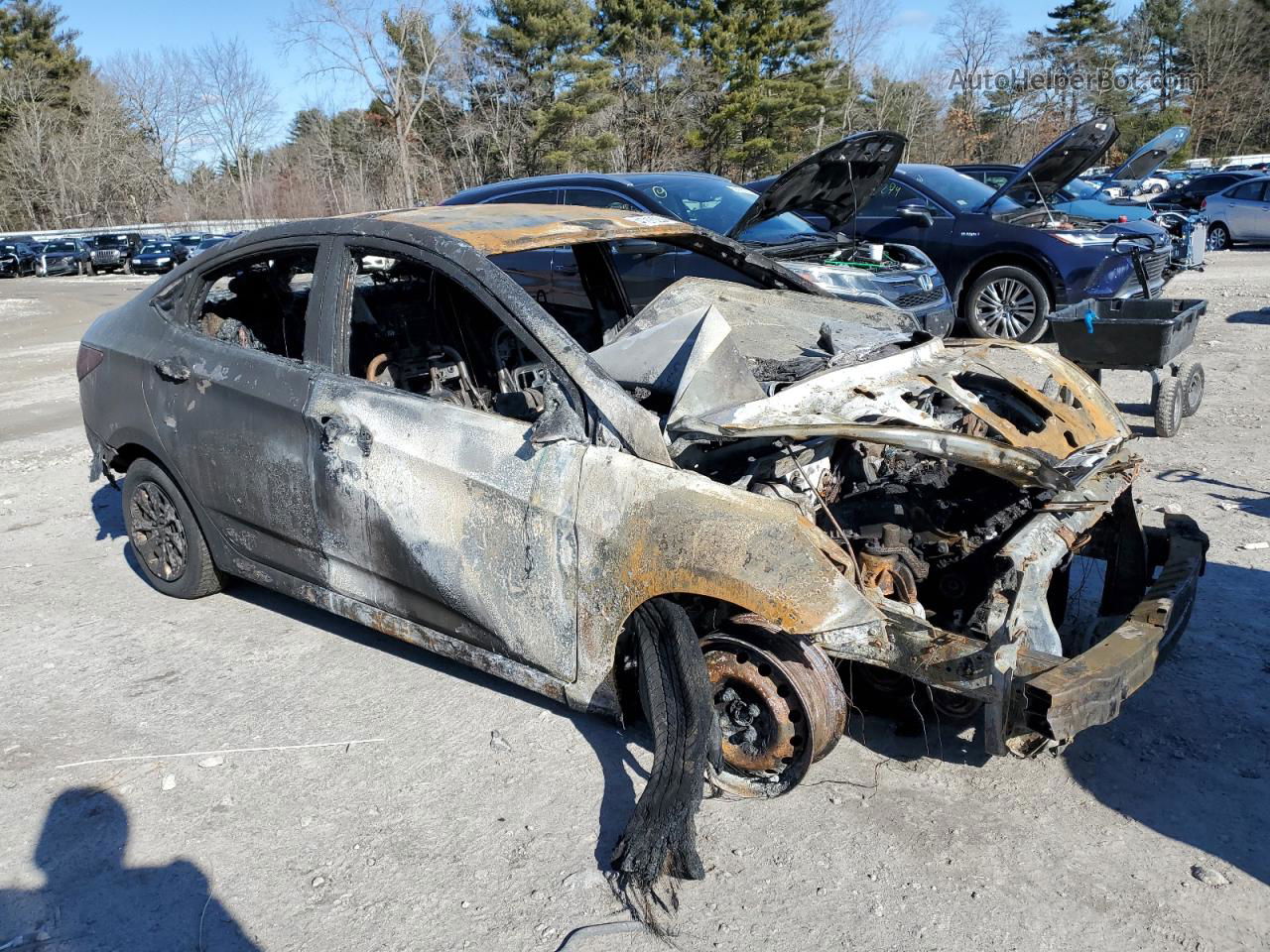 2015 Hyundai Accent Gls Burn vin: KMHCT4AE0FU909276