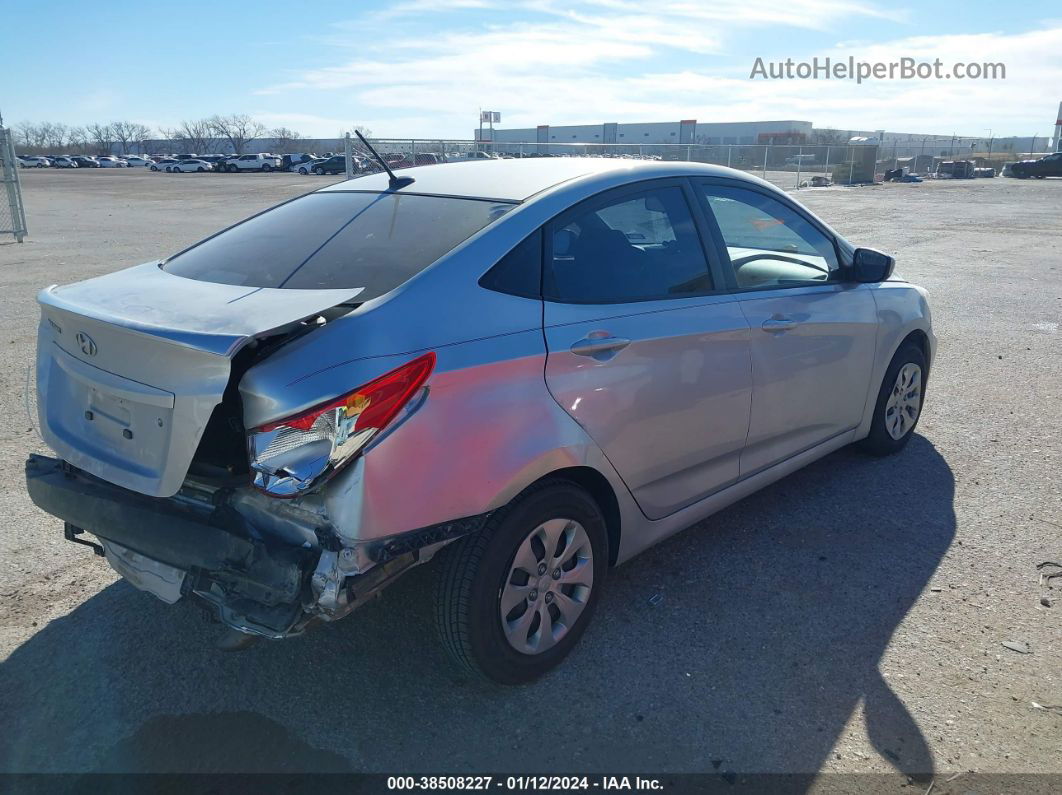 2015 Hyundai Accent Gls Silver vin: KMHCT4AE0FU915689