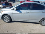 2015 Hyundai Accent Gls Silver vin: KMHCT4AE0FU915689