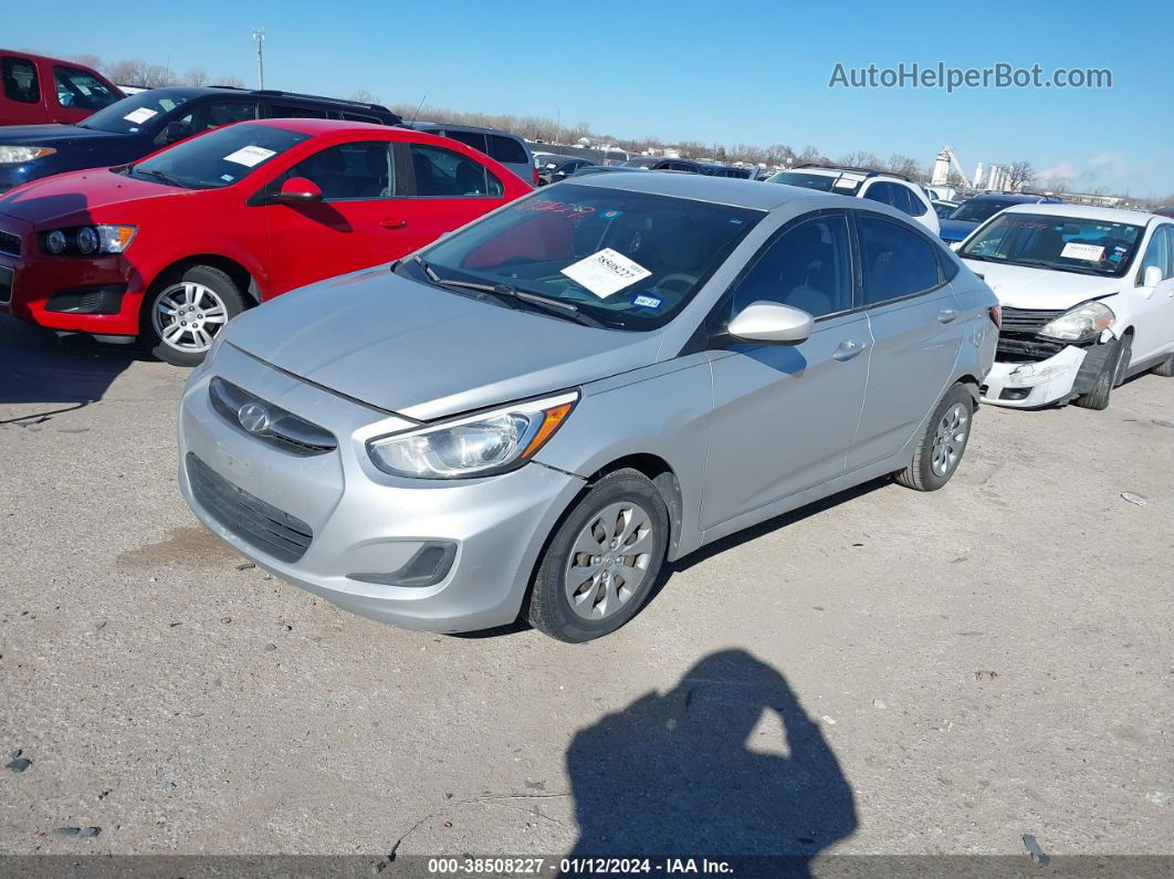 2015 Hyundai Accent Gls Silver vin: KMHCT4AE0FU915689