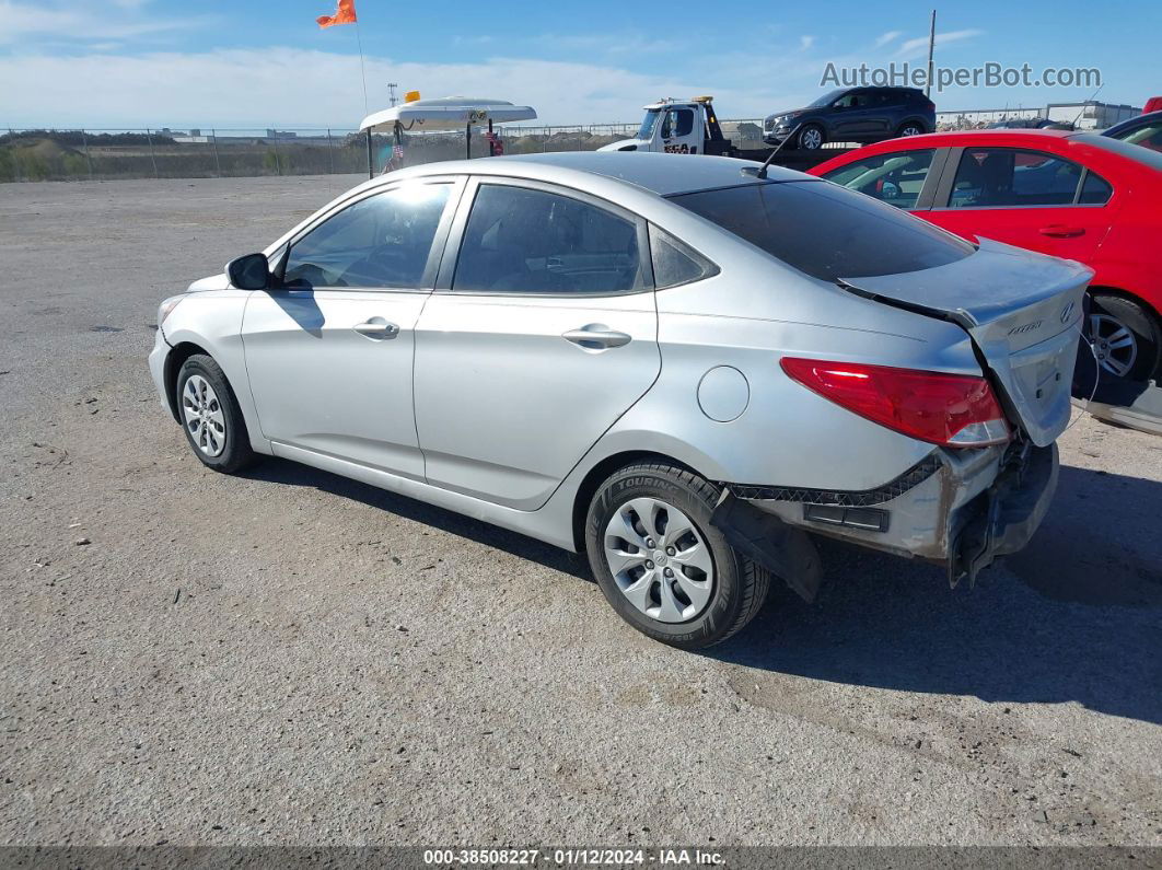 2015 Hyundai Accent Gls Silver vin: KMHCT4AE0FU915689