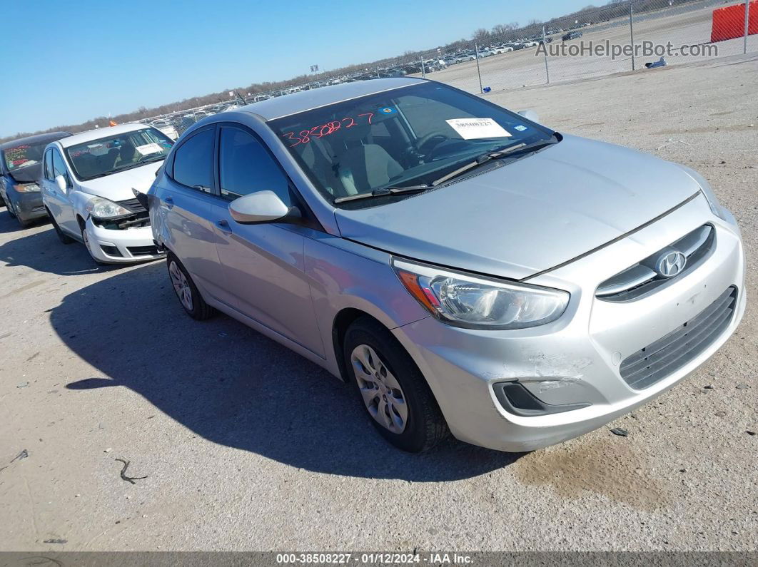 2015 Hyundai Accent Gls Silver vin: KMHCT4AE0FU915689