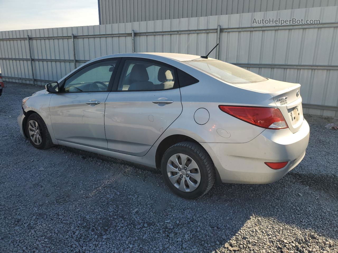 2015 Hyundai Accent Gls Gray vin: KMHCT4AE0FU934940