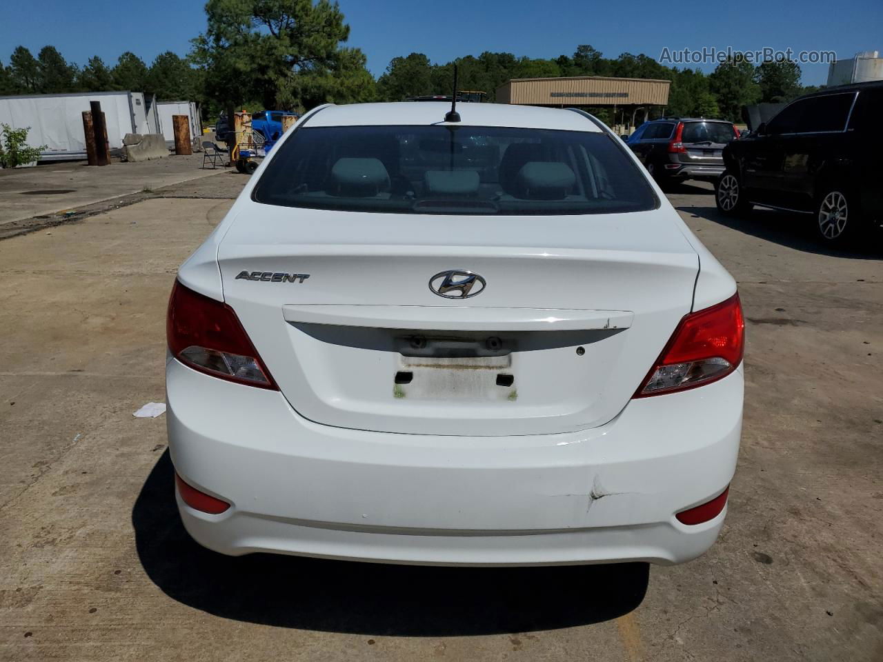 2016 Hyundai Accent Se White vin: KMHCT4AE0GU026070