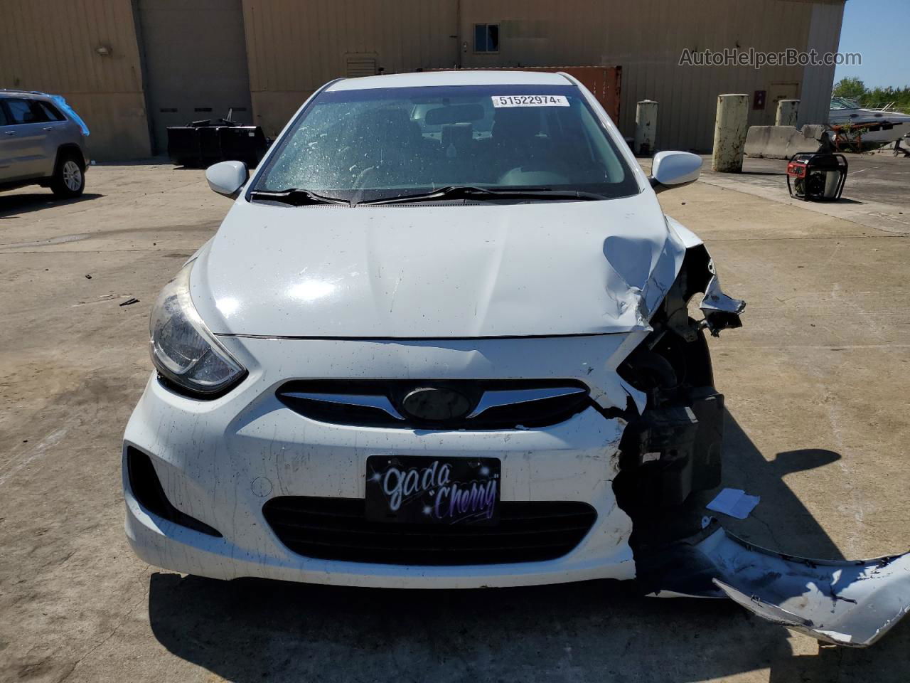 2016 Hyundai Accent Se White vin: KMHCT4AE0GU026070