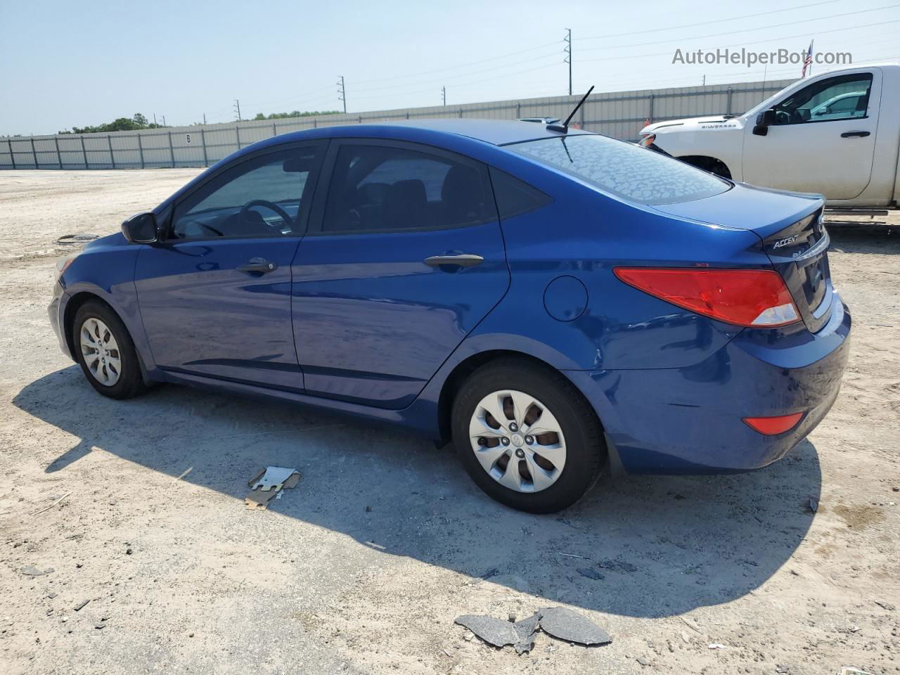 2016 Hyundai Accent Se Blue vin: KMHCT4AE0GU026652