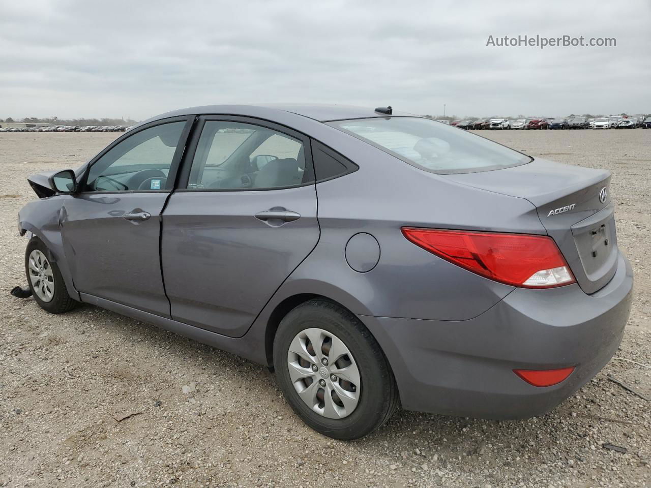 2016 Hyundai Accent Se Gray vin: KMHCT4AE0GU063264