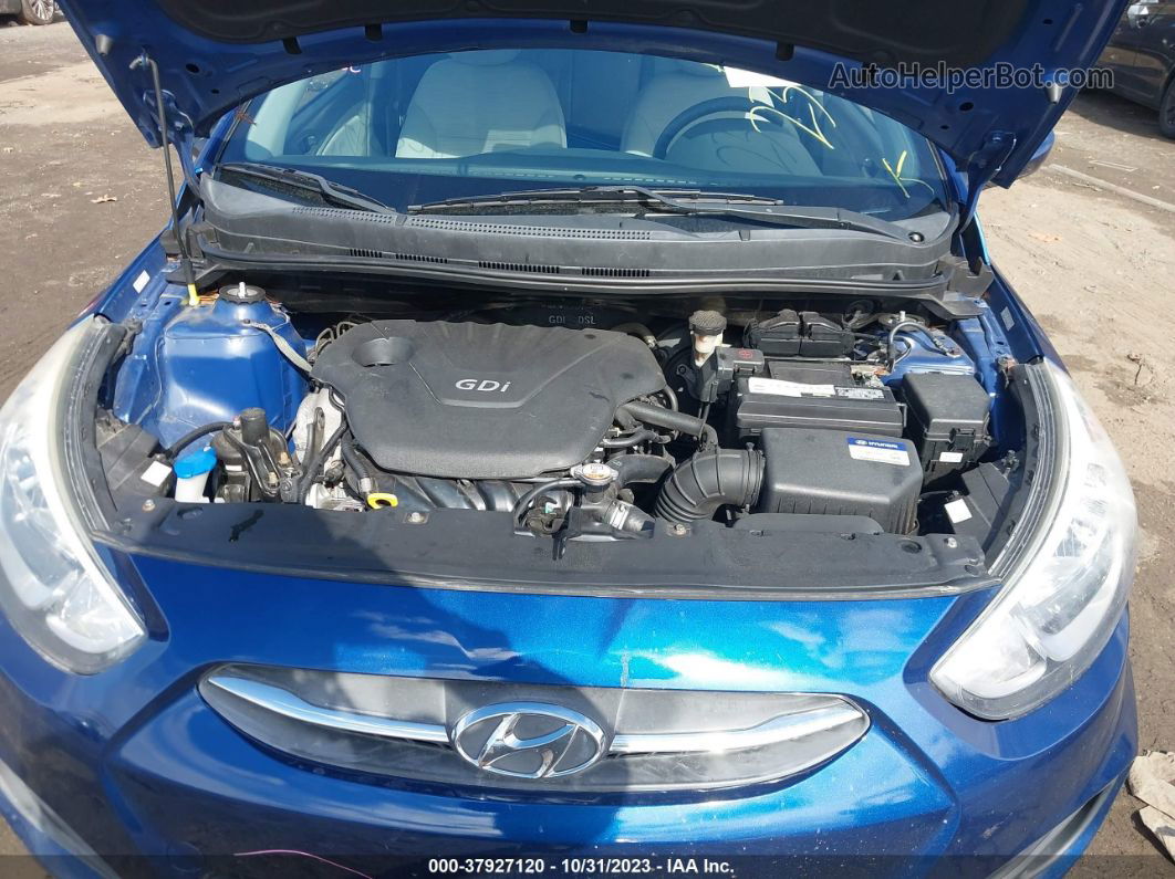 2016 Hyundai Accent Se Синий vin: KMHCT4AE0GU076659