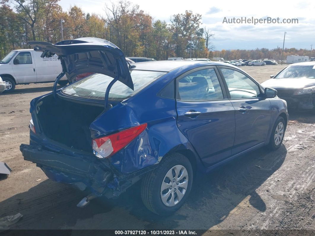 2016 Hyundai Accent Se Blue vin: KMHCT4AE0GU076659