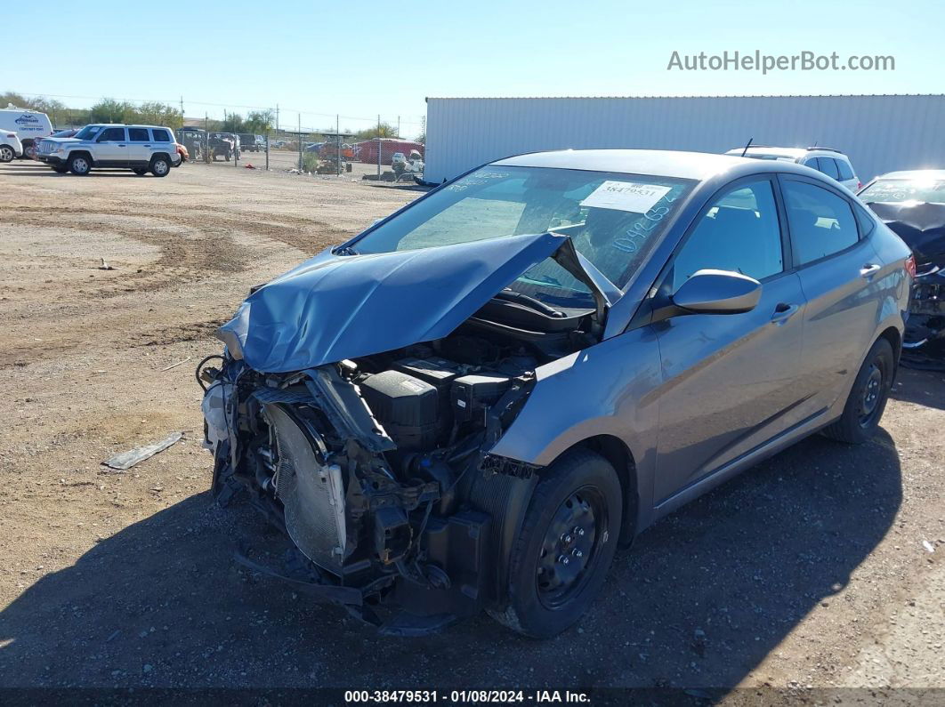 2016 Hyundai Accent Se Gray vin: KMHCT4AE0GU092652