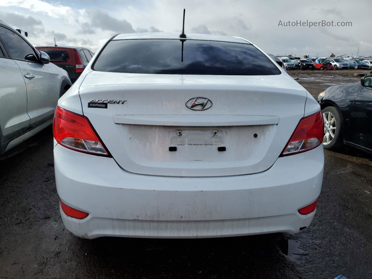 2016 Hyundai Accent Se White vin: KMHCT4AE0GU102967