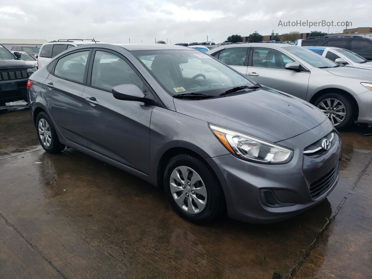 2016 Hyundai Accent Se Угольный vin: KMHCT4AE0GU104329