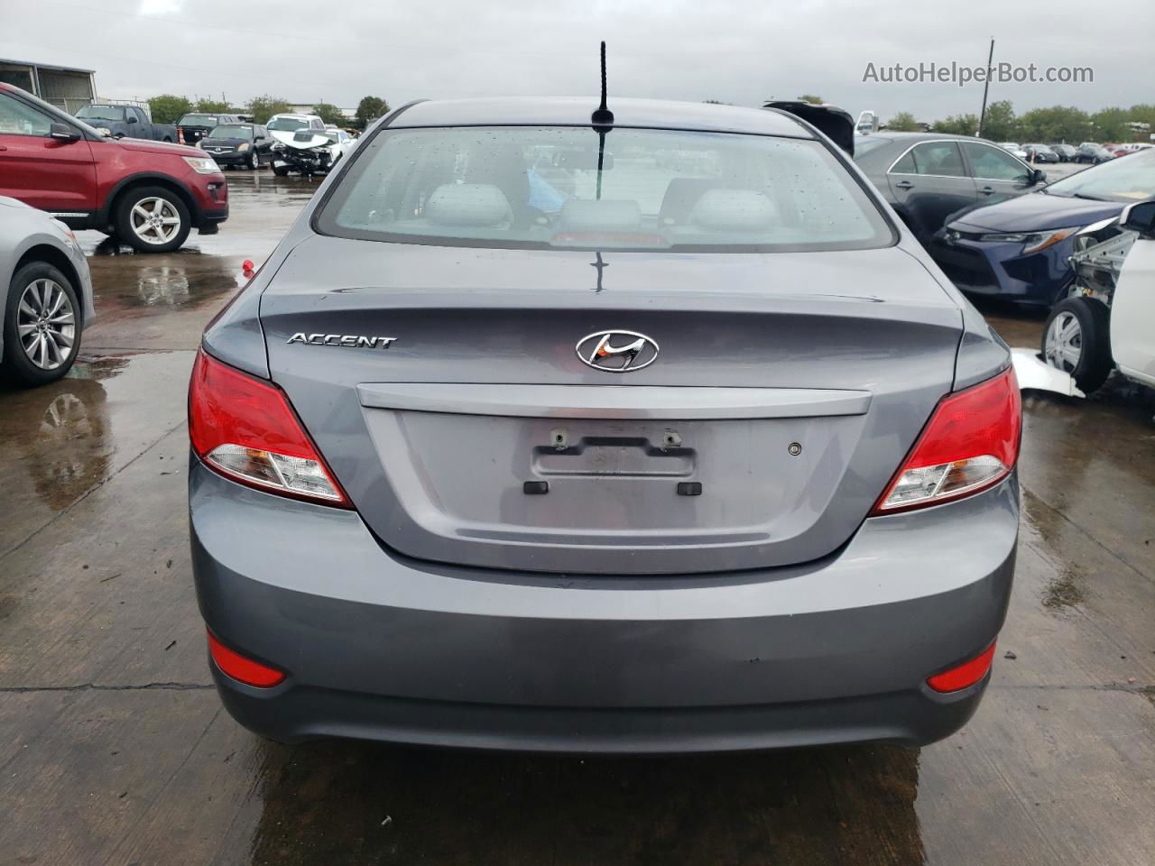 2016 Hyundai Accent Se Charcoal vin: KMHCT4AE0GU104329