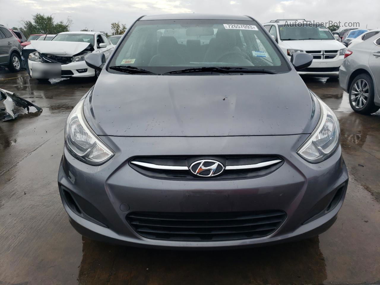 2016 Hyundai Accent Se Charcoal vin: KMHCT4AE0GU104329