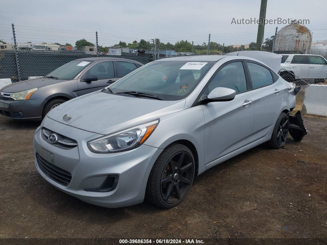 2016 Hyundai Accent Se Silver vin: KMHCT4AE0GU107943