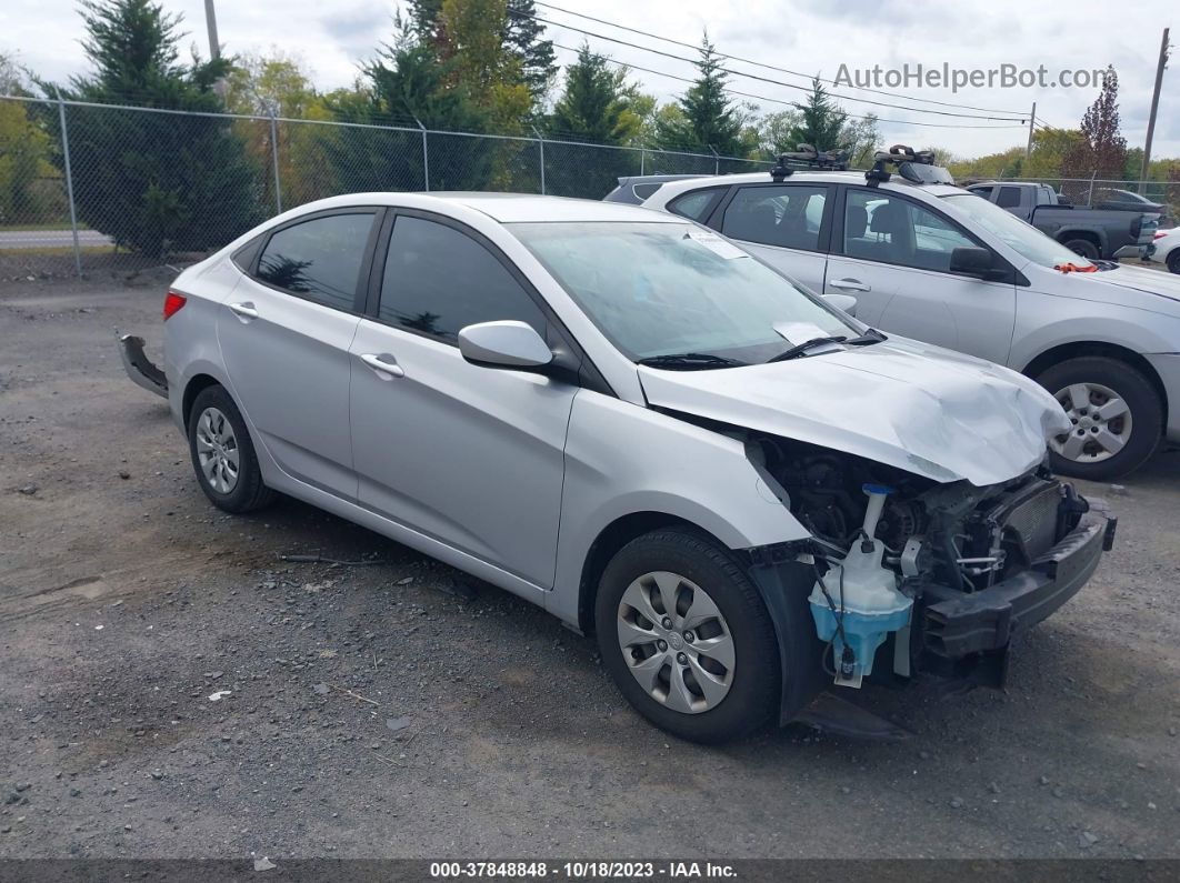 2016 Hyundai Accent Se Silver vin: KMHCT4AE0GU118523