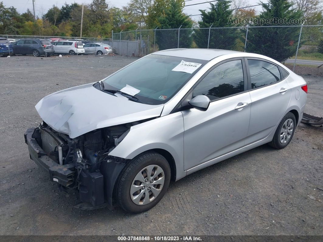 2016 Hyundai Accent Se Silver vin: KMHCT4AE0GU118523