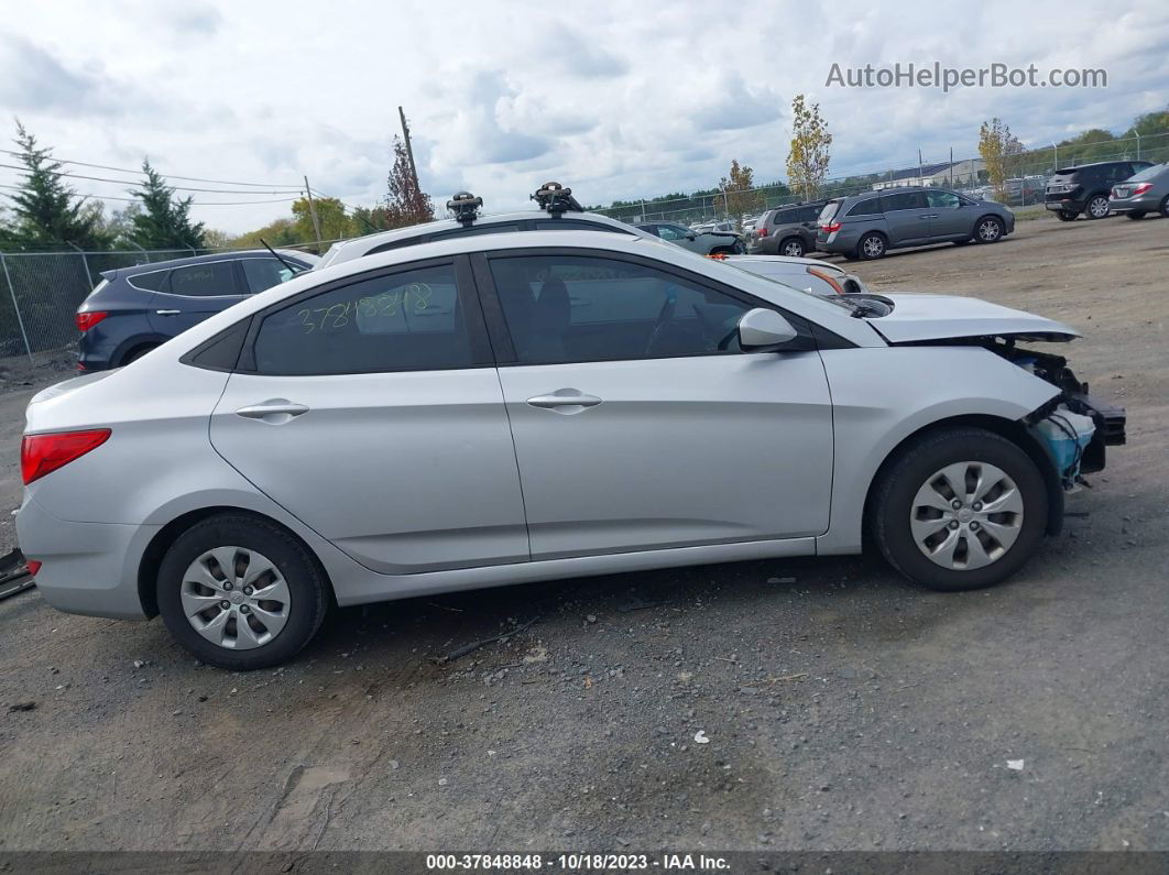 2016 Hyundai Accent Se Silver vin: KMHCT4AE0GU118523