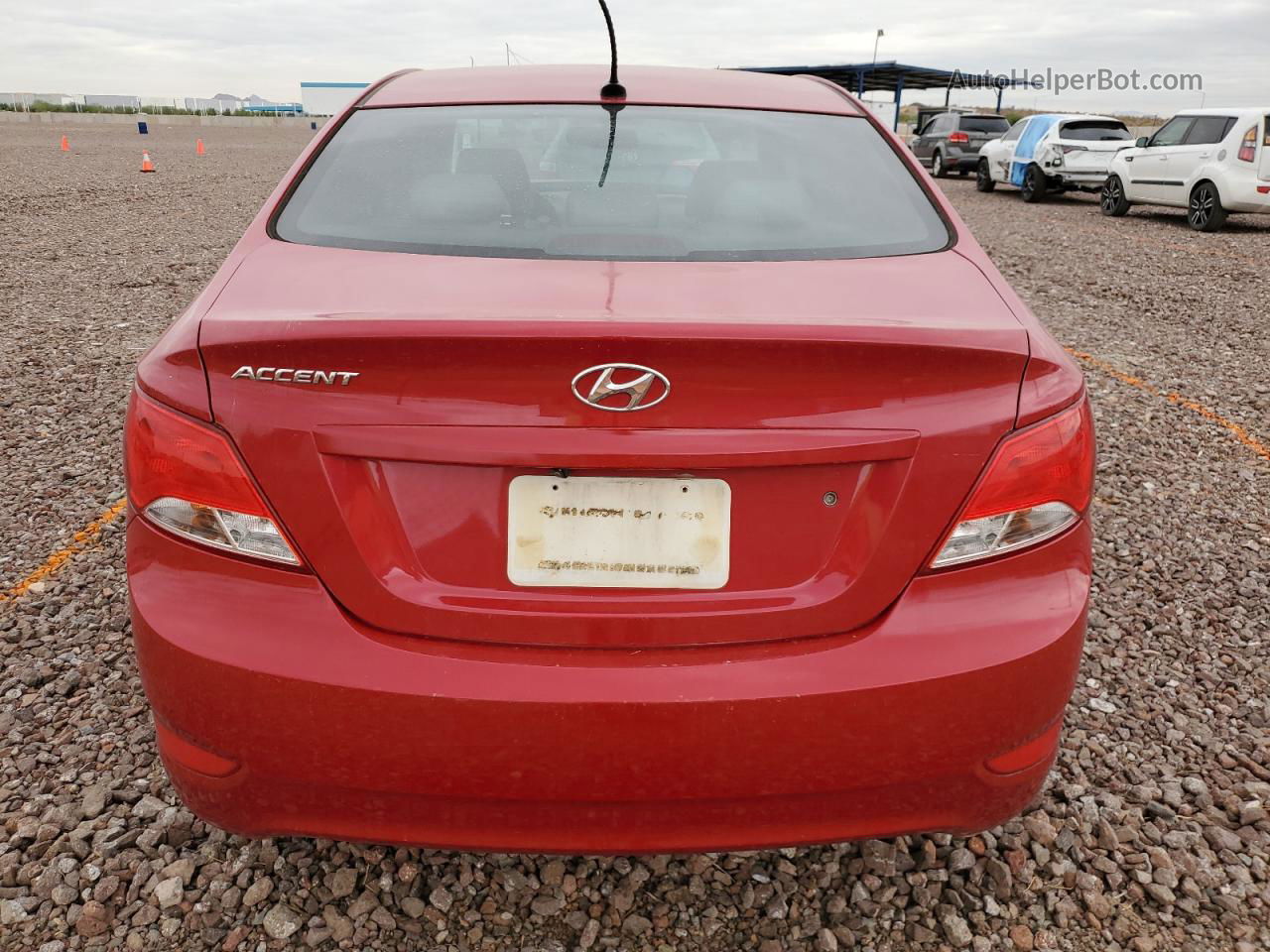 2016 Hyundai Accent Se Red vin: KMHCT4AE0GU124497