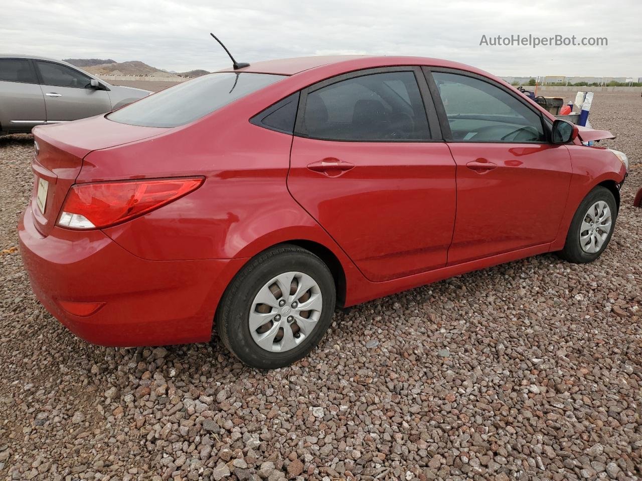 2016 Hyundai Accent Se Красный vin: KMHCT4AE0GU124497