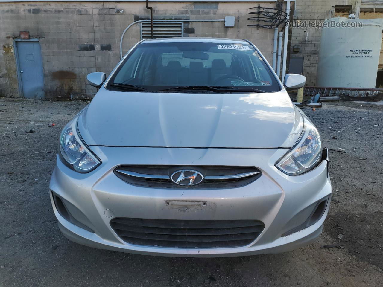 2016 Hyundai Accent Se Silver vin: KMHCT4AE0GU162893