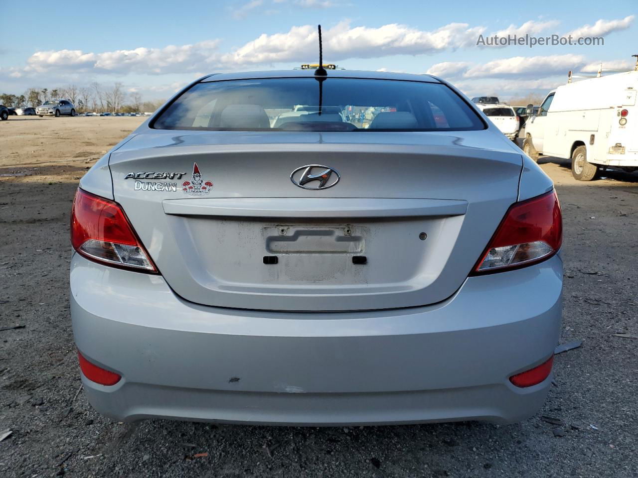 2016 Hyundai Accent Se Silver vin: KMHCT4AE0GU162893