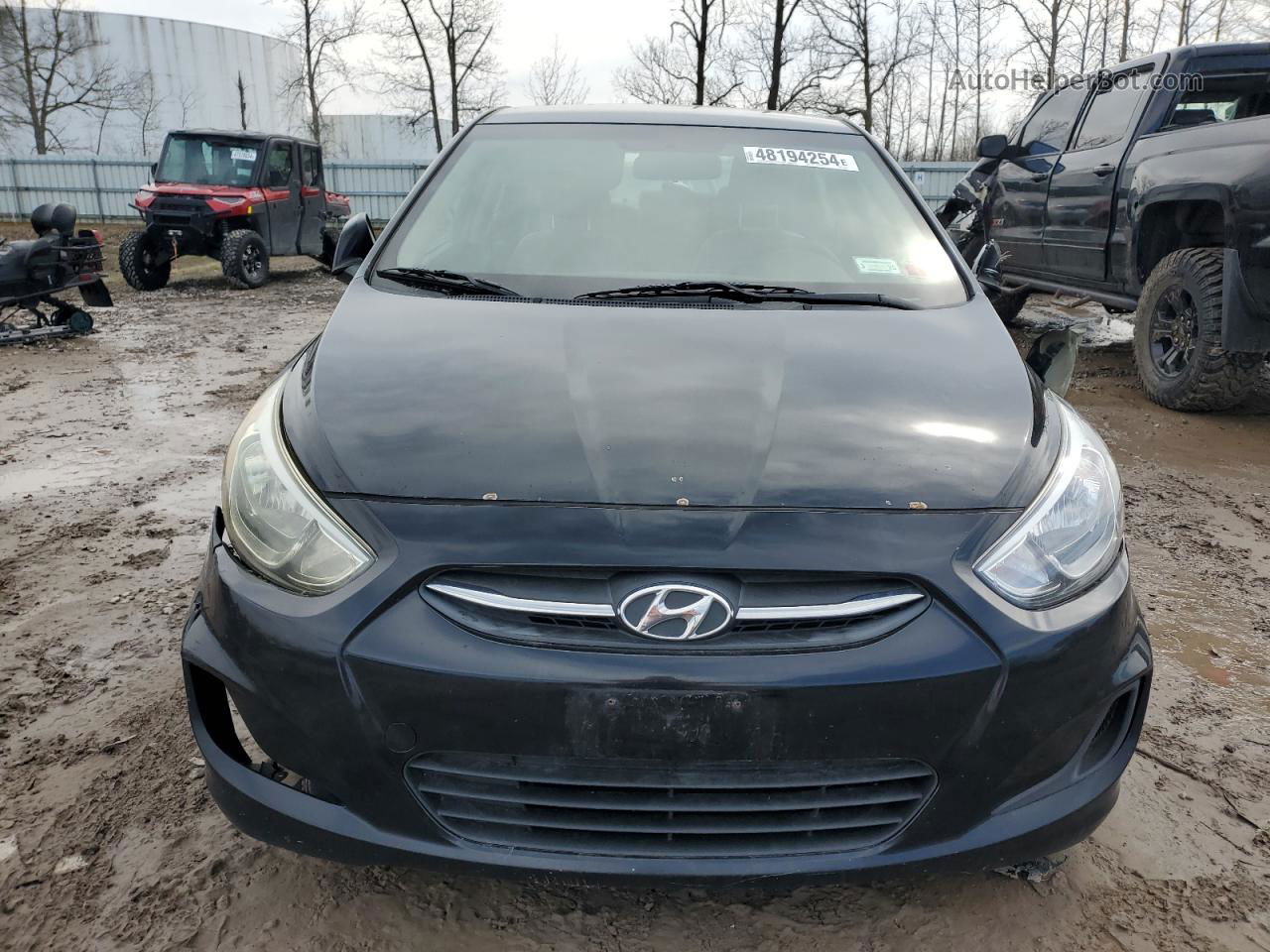 2016 Hyundai Accent Se Черный vin: KMHCT4AE0GU164479