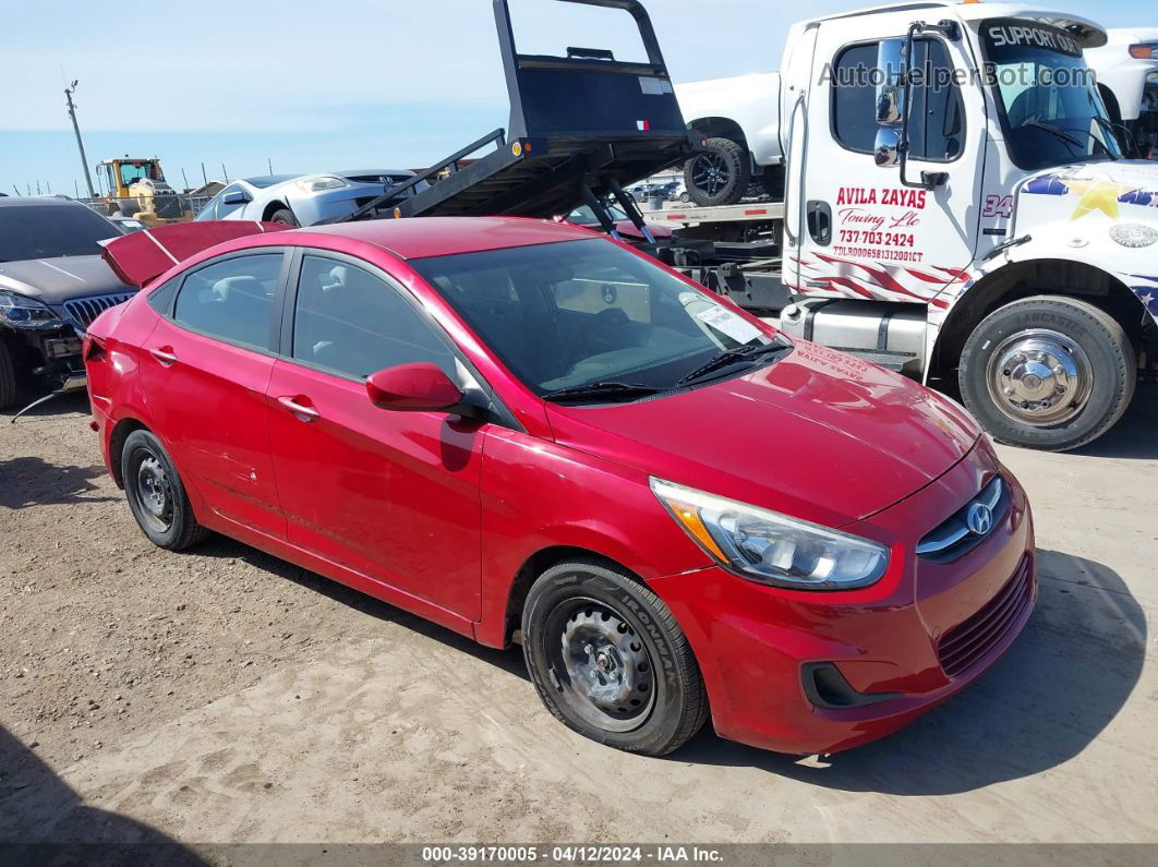 2016 Hyundai Accent Se Red vin: KMHCT4AE0GU942943