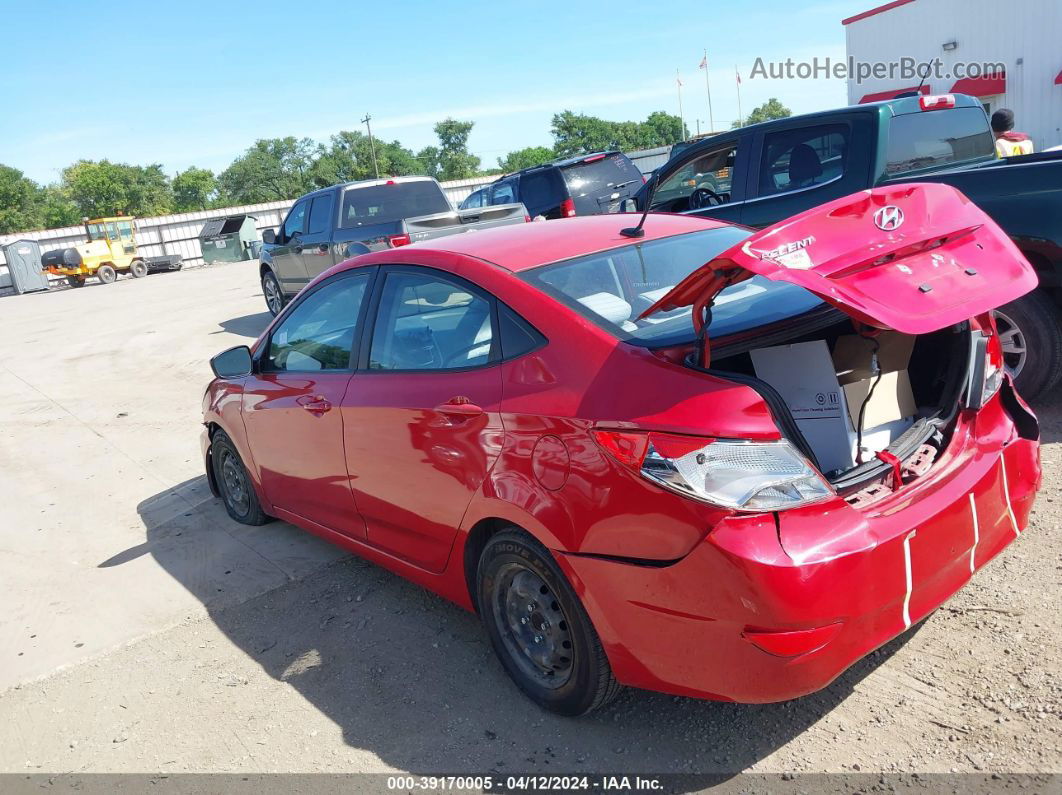 2016 Hyundai Accent Se Red vin: KMHCT4AE0GU942943