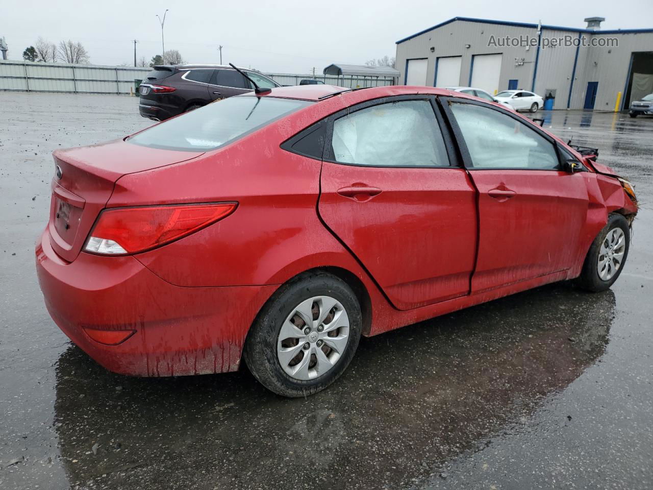 2016 Hyundai Accent Se Красный vin: KMHCT4AE0GU943607