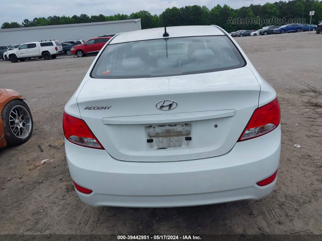 2016 Hyundai Accent Se White vin: KMHCT4AE0GU972170