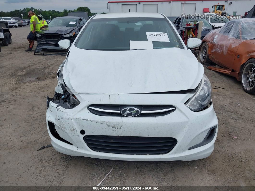 2016 Hyundai Accent Se White vin: KMHCT4AE0GU972170